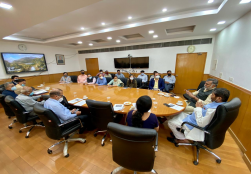 Union Minister Shri Pashupati Kumar Paras in the presence of MOS Shri Prahlad Singh Patel had a briefing meeting with the Program Management Agencies of Pradhan Mantri Kisan SAMPADA Yojana (PMKSY).