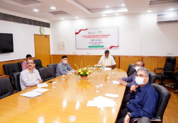 राज्यमंत्री श्री प्रहलाद सिंह पटेल जी  की अध्यक्षता में निफ्टम अधिनियम के अंतर्गत प्रस्तावित नियमों के निरूपण के संबंध में समीक्षा बैठक की गई।