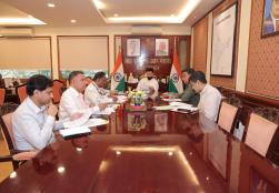 Shri Chirag Paswan, Union Minister, #MOFPI chaired the 12th Approval Committee meeting of #PLIScheme with departmental officials of the Ministry.Various topics related to investment, production capacity and strengthening the food processing sector were discussed in the meeting.#ProcessingForProsperity