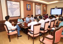 Union Minister for Food Processing Industries Shri Chirag Paswan today chaired a meeting of @worldfoodindia at Panchsheel Bhavan, New Delhi during which the Hon'ble Minister reviewed the preparations so far for the mega food event #WFI2025. #WorldFoodIndia2025