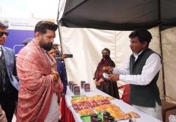 Shri Chirag Paswan, Union Minister, #MOFPI, today inaugurated the #PMFME Festival in Leh, Ladakh, and interacted with beneficiaries of the #PMFMEScheme, while also viewing the various food products showcased by them. This festival is a significant initiative aimed at promoting local entrepreneurship, value addition, and self-employment within the food processing sector.