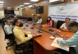 During the #HindeepKhwada being celebrated by the Department of Official Language, Ministry of Food Processing Industries today, MTS in Ministry. A 'Debate' competition was organized for the employees.