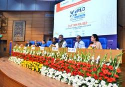 At the ‘Curtain Raiser’ event of #WorldFoodIndia2023, Union Minister of State for @MOFPI_GOI Shri @prahladspatel said that India's Food Processing sector has established itself on the world stage & would continue to grow with same vigour in coming years. Hon'ble Minister affirmed that with our experiences from World Food India 2017, we will successfully organize #WorldFoodIndia2023.