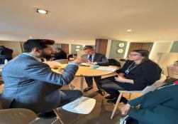 Union Minister of #MOFPI, Shri Chirag Paswan , had a meeting with Ms Tania Strauss, Head, Food and Water, World Economic Forum. The discussion focused on critical issues such as reducing agricultural waste, ensuring food security, promoting investments and leveraging technological innovation to address global food challenges. Both leaders emphasized the importance of collaboration to tackle these issues and expressed a shared commitment to working together.    #IndiaAtDavos2025
