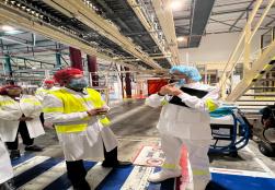 Union Minister Shri ChiragPaswan  visited Danone’s largest manufacturing facility in France, located at Ferrierres en Bray near Paris. During the visit, company representatives briefed Hon'ble Minister on their current operations in India & discussed potential expansion plans.