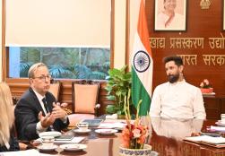 H.E. Mr Antonio Enrico Bartoli, Ambassador of Italy to India called on Union Minister Shri Chirag Paswan in New Delhi. Both sides had an enriching discussion on enhancing collaboration in technology transfer, equipment innovation, investment & trade in #foodprocessing sector.