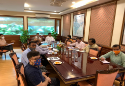 केंद्रीय मंत्री श्री पशुपति कुमार पारस जी की अध्यक्षता एवं राज्यमंत्री श्री प्रहलाद सिंह पटेल जी की उपस्थित में मंत्रालय के संपदा पोर्टल और ई-समीक्षा पर आधारित एक समीक्षा बैठक हुई।