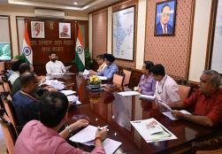 Union Minister of #MOFPI, Shri Chirag Paswan, chaired a review meeting of #PLISFI at Panchsheel Bhawan, New Delhi, today with ministry's senior officials to assess the status of all ongoing projects under the scheme.   #ProcessingForProsperity  #WorldFoodIndia2024