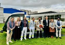 Union Minister Shri ChiragPaswan  visited Danone’s largest manufacturing facility in France, located at Ferrierres en Bray near Paris. During the visit, company representatives briefed Hon'ble Minister on their current operations in India & discussed potential expansion plans.