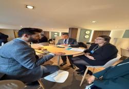 Union Minister of #MOFPI, Shri Chirag Paswan , had a meeting with Ms Tania Strauss, Head, Food and Water, World Economic Forum. The discussion focused on critical issues such as reducing agricultural waste, ensuring food security, promoting investments and leveraging technological innovation to address global food challenges. Both leaders emphasized the importance of collaboration to tackle these issues and expressed a shared commitment to working together.    #IndiaAtDavos2025