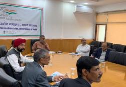 Today, Minister of State Shri @prahladspatel chaired a meeting with @NIFTEM_Tnj and @NiftemHaryana in the presence of Smt. Anita Praveen, Secretary, FPI and discussed the new technologies and reviewed different activities of NIFTEM.