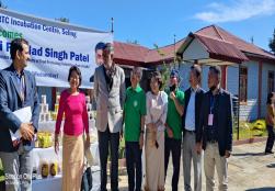 Hon'ble MoS, @MOFPI_GOI Shri prahlad Singh Patel visited the Incubation Center in Mizoram developed under the #PMFME Scheme.