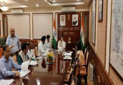 Union Minister of #MOFPI, Shri Pashupati Kumar Paras, chaired the meeting of the Approval Committee of #PLIScheme at Panchsheel Bhawan today, in which the progress of the scheme was reviewed.