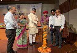 The goal of #MOFPI by the year 2047 and to take the food organization sector towards development in the future, a #ChintanShivir was organized by the Ministry today, which was started by lighting the lamp by Union Minister Shripati Kumar Paras.   #ProcessingForProsperity