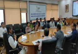 Union Minister of #MOFPI Shri Pashupati Kumar Paras chaired the Project Approval Committee (#PAC) meeting at Panchsheel Bhawan in New Delhi today to review the proposals received under various sub-schemes of #PMKSY.