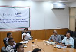 Union Food Processing Industries Minister Shri Chirag Paswan today chaired the review meeting of 'IT Cell Portable' held at #MOFPI located at Panchsheel Bhawan, New Delhi and gave guidelines to the officials regarding the same.