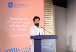 At the #IndiaIdeasSummit organized by USIBC, Union Minister Shri Chirag Paswan delivered a keynote address highlighting the potential for deeper collaboration between India and the USA in the #FoodProcessing sector.   He underscored the transformative impact of advanced technologies such as AI and blockchain in enhancing food systems, promoting sustainability, and ensuring both #FoodSecurity and #NutritionSecurity.   The minister reaffirmed India’s commitment to partnering with global stakeholders to build 