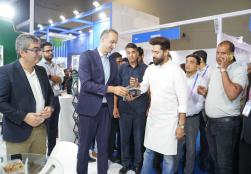 Union Minister of #MOFPI Shri Chirag Paswan visited the international pavilions and interacted with representatives from various countries showcasing their food products, technologies, and innovations at #WorldFoodIndia2024. Hon'ble Minister's visit underscores India's commitment to fostering international collaboration in the food and agriculture sector.