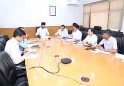 Union Minister for Food Processing Industries Shri Chirag Paswan chaired the Project Approval Committee (#PAC) meeting today at Panchsheel Bhawan, New Delhi. Project proposals for setting up of multiproduct food irradiation units under the sub-scheme Cold Chain of #PMKSY were discussed in the meeting.