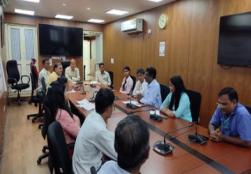 On the last day of #HindeepKhwada being celebrated from 14 September 2022 to 28 September 2022 by the Department of Official Language, Ministry of Food Processing Industries, 'Hindi Poetry Competition' was organized in the Ministry today.