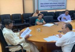 Project Approval Committee meeting was held today under the chairpersonship of Hon'ble Minister @pashupatiParas, MOFPI to consider the project proposals received under Operation Greens Scheme.