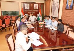 Shri Chirag Paswan, Union Minister, #MOFPI chaired the Project Approval Committee meeting held at Panchsheel Bhawan, New Delhi today during which he discussed project proposals under #PLIScheme.  #ProcessingForProsperity