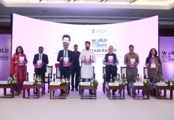 विश्व खाद्य भारत 2025 के ब्रोशर का अनावरण माननीय केंद्रीय खाद्य प्रसंस्करण उद्योग मंत्री श्री चिराग पासवान द्वारा कर्टेन रेजर में किया गया।