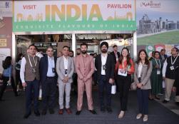 Union Minister of #MOFPI, Shri Chirag Paswan visited the India Pavilion at #Gulfood2025, engaging with industry leaders and partners to discuss India’s capabilities, innovations, and global opportunities in the food sector. The interactions highlighted India’s strong agri-base, advanced food processing industry, and expanding global footprint.