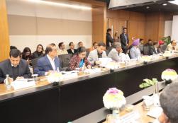 The Hon’ble Minister held detailed discussions with committee members and industry leaders on the quality, transparency and public perceptions of #ProcessedFood, emphasizing policy reforms and a shared roadmap to ensure accurate information reaches every citizen. The meeting marks a positive step towards strengthening a credible and robust food processing industry.  #FoodProcessingIndia