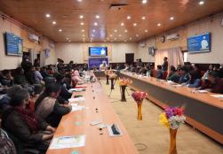 Union Minister of Food Processing Industries, Shri Chirag Paswan, today chaired a meeting in Leh, Ladakh, to review the progress of the #PMFMEScheme. The meeting witnessed the participation of representatives from the Ladakh Administration, banks, #SHGs, #PMFME beneficiaries, and other stakeholders. During the session, discussions focused on the effective implementation of the scheme, promoting local entrepreneurship, and empowering new livelihood opportunities within the food processing sector.