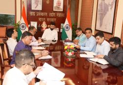 Shri Chirag Paswan, Union Minister, #MOFPI chaired the Project Approval Committee meeting held at Panchsheel Bhawan, New Delhi today during which he discussed project proposals under #PLIScheme.  #ProcessingForProsperity