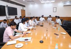 The Project Approval Committee (#PAC) meeting was held at Panchsheel Bhawan, New Delhi under the chairmanship of Union Minister of Food Processing Industries Shri Chirag Paswan and in the presence of Minister of State for Food Processing Industries Shri Ravneet Singh Bittu. Project proposals of #PLIScheme were discussed in the meeting.