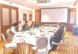 Union Minister of #MOFPI Shri Chirag Paswan had a meeting with the officials of Pernod Ricard today during his visit to France. The officials congratulated Hon'ble Minister on the success of mega food event #WorldFoodIndia2024 and briefed him on their expansion plans in India. Hon'ble Minister welcomed them to invest in India and assured them of providing an enabling environment through the Make in India initiative with a focus on ease of doing business.