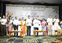 Millet Mahotsav organized in Vizianagaram, Andhra Pradesh from 22 nd -23 rd January 2023 by Ministry of Food Processing Industries as part of the International Year of Millets 2023 celebrations.