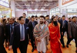 Union Minister of #MOFPI Shri Chirag Paswan inaugurated the 8th edition of Indusfood 2025 today at Expo Centre, Greater Noida. In his inaugural address, Hon'ble Minister pressed upon the need to make Indian cuisine grow across the world and reach every dining table. He said that the Indian government is working toward food security for the world with the mission that no one should sleep hungry.