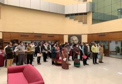 संविधान दिवस के अवसर पर सचिव श्रीमती पुष्पा सुब्रमण्यम जी व विशेष सचिव श्री मनोज जोशी जी समेत मंत्रालय के समस्त अधिकारियों और कर्मचारियों ने संविधान के प्रति निष्ठावान एवं व्यवहारिक जीवन में संविधान के निर्देशों को अंगीकार करने की प्रतिज्ञा ली।