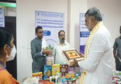 MoS Shri Prahlad Singh Patel today inaugurated the Food Packaging Testing Laboratory at IIFPT and interacted with the beneficiary entrepreneurs of IIFPT.