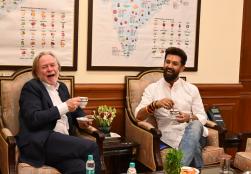 H.E. Mr Philip Green, Australia’s High Commissioner to India, accompanied by Mr Kiran Karamil, Counsellor (Agriculture), met Union Minister of #MOFPI Shri Chirag Paswan  at Panchsheel Bhawan in New Delhi today, during which they discussed collaboration in the agro-food processing sector. H.E. Mr Green also offered to provide lower-cost Australian inputs to support the business of the food processing sector in India.