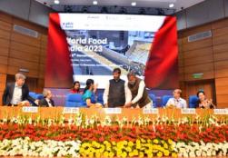 Unveiling the Flavours of India: A Curtain Raiser to #WorldFoodIndia2023   Union Minister of @MOFPI_GOI Shri @PashupatiParas and Union Minister of State Shri @prahladspatel launched the website and brochure of World Food India, today.