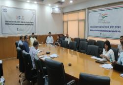 Union Minister of #MOFPI Shri Pashupati Kumar Paras chaired the Inter-Ministerial Approval Committee (IMAC) meeting on the Mega Food Park Scheme under #PMKSY at Panchsheel Bhawan in New Delhi today. The agenda of the meeting was to review the progress of Mega Food Parks.    #IYM2023