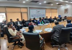 Union Minister of #MOFPI Shri Pashupati Kumar Paras chaired the Project Approval Committee (#PAC) meeting along with Union Minister of State Km Shobha Karandlaje to review the proposals received under various sub-schemes of #PMKSY at Panchsheel Bhawan in New Delhi today.