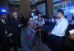 Lamp Lighting by Smt. Anita Praveen, Secretary, Ministry of Food Processing Industries, Government of India