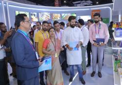 Union Minister Shri Chirag Paswan visited #MOFPIPavilion today, where he interacted with exhibitors & discussed latest innovations & developments in #foodprocessing sector. Hon'ble Minister's visit was seen as an encouraging gesture, showcased his support for sector's growth.