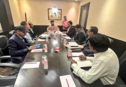 Union Minister of #MOFPI, Shri Chirag Paswan , chaired a review meeting of #PMFMEScheme in Uttar Pradesh and assessed the progress made in strengthening the #FoodProcessing sector in the state.During the meeting, Hon'ble Minister emphasized the scheme's contribution to economic growth and appreciated its crucial role in promoting rural entrepreneurship, encouraging value addition, and fostering innovation at the grassroots level.   #WorldFoodIndia2025  #ProcessingForProsperity