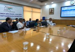 केंद्रीय राज्यमंत्री श्री प्रहलाद सिंह पटेल  जी ने गवर्नमेंट ई-मार्केटप्लेस (GeM) की समीक्षा बैठक की अध्यक्षता की जिसमें मंत्रालय के लिए GeM के माध्यम से खरीद की समीक्षा की गई।