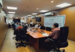 As a part of #HindeepKhwada being celebrated by the Department of Official Language, Ministry of Food Processing Industries, a 'Hindi Quiz Competition' was organized in the Ministry today. Officers.