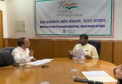Project Approval Committee meeting was held today under the chairpersonship of Hon'ble Minister @pashupatiParas, MOFPI to consider the project proposals received under Operation Greens Scheme.