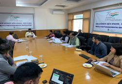 Union Minister Shri Pashupati kumar Paras in the presence of Smt. Anita Praveen, Secretary FPI chaired a meeting of the Project Approval Committee. In the meeting proposals related to FTL scheme under #PMKSY was approved.