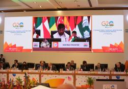 Today, @MOFPI_GOI's Union Minister Shri Pashupati Kumar Paras and Union Minister of Agriculture & Farmers Welfare Shri Narendra Singh Tomar Inaugurated the G-20 International Financial Architecture Working Group meeting in Chandigarh.