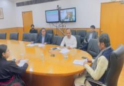 A Project Approval Committee meeting was held today @MOFPI_GOI under the chairmanship of Hon'ble Union Minister Shri Pashupati kumar Paras. In the meeting, the proposals related to the #CEFPPC scheme (unit scheme) under #PMKSY were approved. 